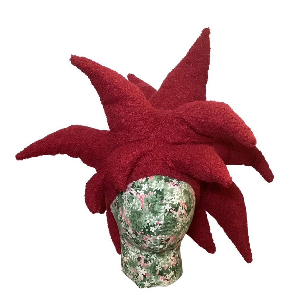 Universal Studios The Simpsons Sideshow Bob Red Spiky Plush Character Hat Hat